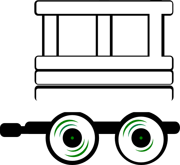 Loco Train Carriage Clip Art At Clker Com   Vector Clip Art Online