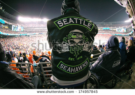 Seattle Seahawks Fan Enjoys Super Bowl Xlviii At Metlife Stadium In