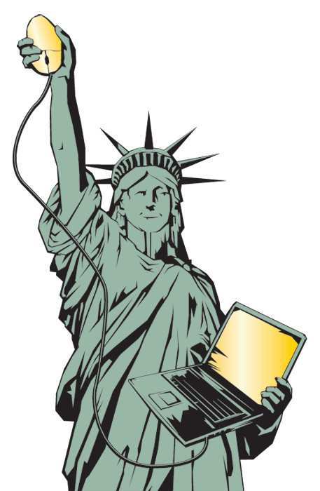 Statue Of Liberty Cartoon   Clipart Best