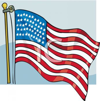 Usa Flag Clipart Image   Red White And Blue   Pinterest