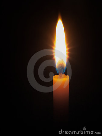 Yellow Candle Bright Light Stock Photography   Image  16281372