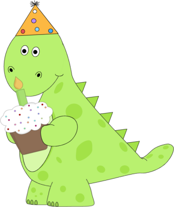 Birthday Candle Cupcake Clip Art Dinosaur Birthday Cupcake Clip