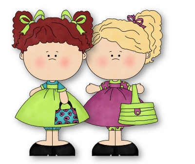 Fashionista Clipart Featuring Fashionable Ladies And Their Handbags
