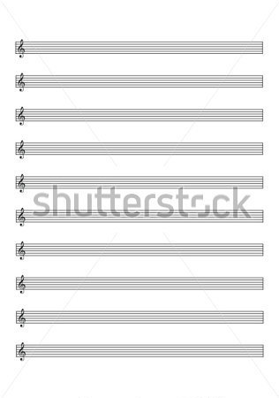     File Browse   The Arts   Blank Music Sheet Score With Violin Keys