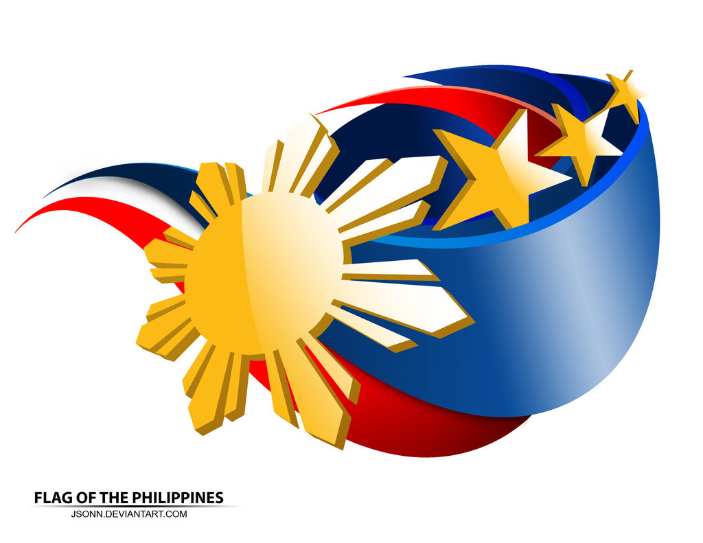 Flag Of The Philippines By Jsonn   Free Images At Clker Com   Vector