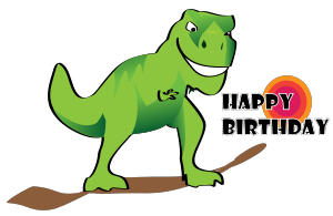 Happy Birthday T Rex