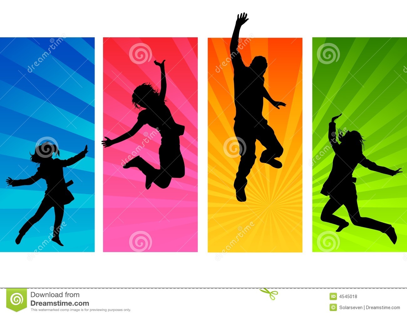People Having Fun Clipart Young And