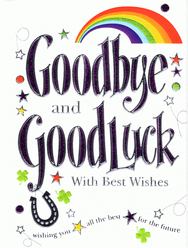 Personalised Braille Goodbye And Good Luck Braille Cards   Gifts