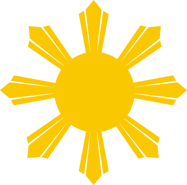 Philippine Sun Clip Art At Clker Com   Vector Clip Art Online Royalty