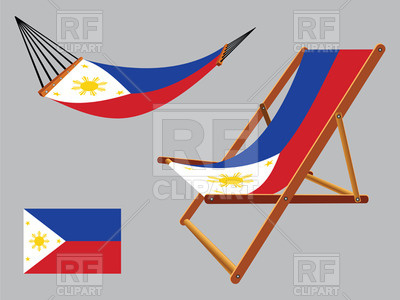 Philippines Flag Hammock And Deck Chair 31307 Download Royalty Free