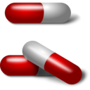 Red And White Pill Clipart   Royalty Free Public Domain Clipart