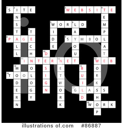 Royalty Free  Rf  Crossword Puzzle Clipart Illustration  86887 By Macx