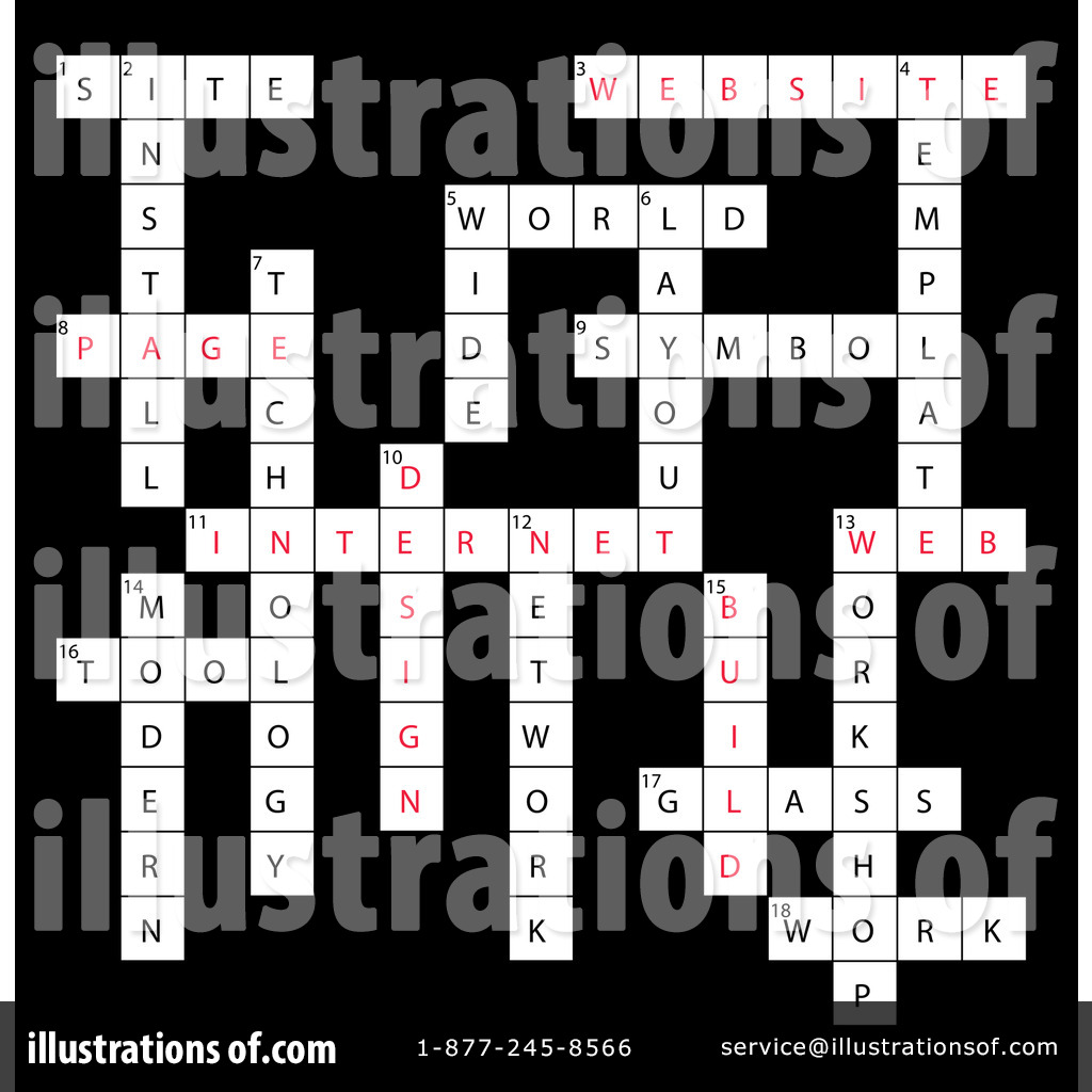 Royalty Free  Rf  Crossword Puzzle Clipart Illustration  86887 By Macx