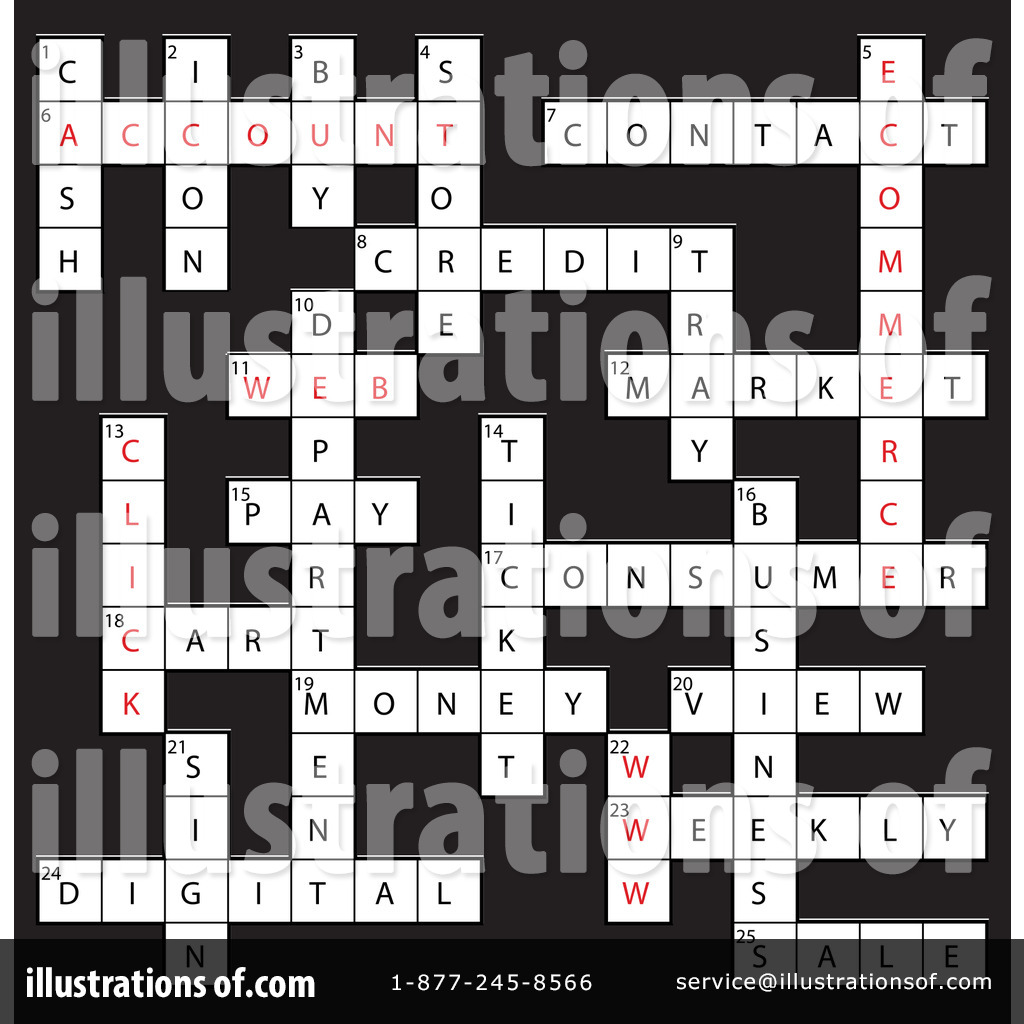 Royalty Free  Rf  Crossword Puzzle Clipart Illustration  86888 By Macx