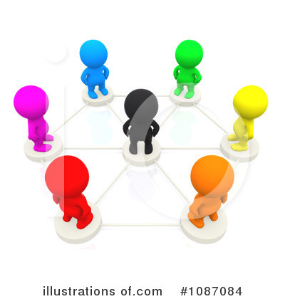 Royalty Free  Rf  Social Networking Clipart Illustration  1087084 By