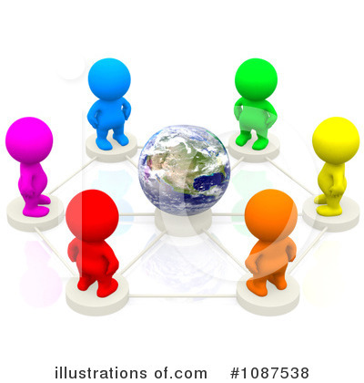 Royalty Free  Rf  Social Networking Clipart Illustration  1087538 By