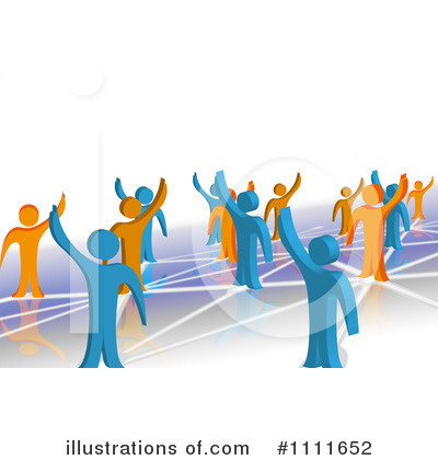 Social Networking Clipart  1111652 By Macx   Royalty Free  Rf  Stock    