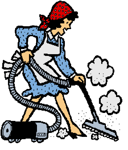 There Is 54 Black Cleaning Lady Frees All Used For Free Clipart