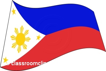 World Flags   Philippines Flag 2   Classroom Clipart