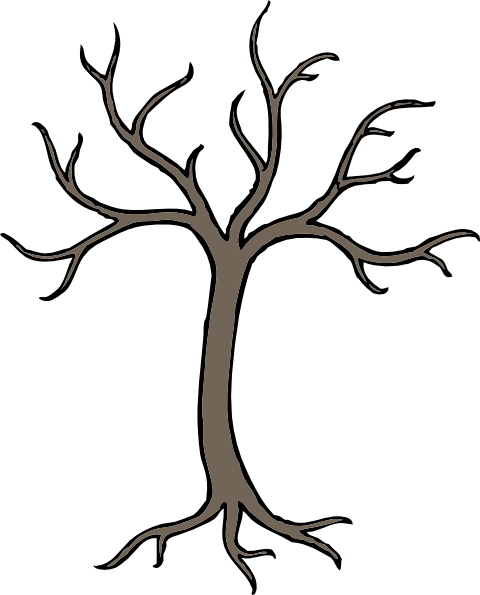 Bare Dead Tree Clip Art At Clker Com   Vector Clip Art Online Royalty    