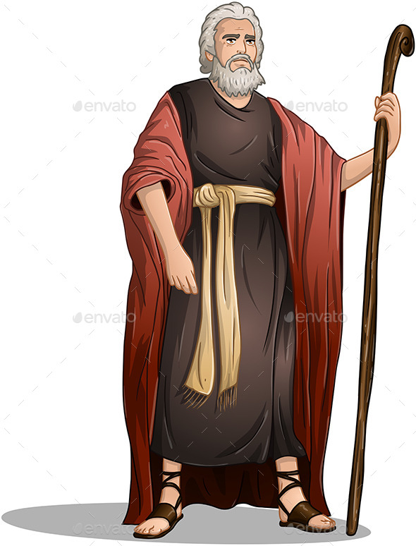 Beard Bible Cartoon Character Clip Art Exodus Haggadah History