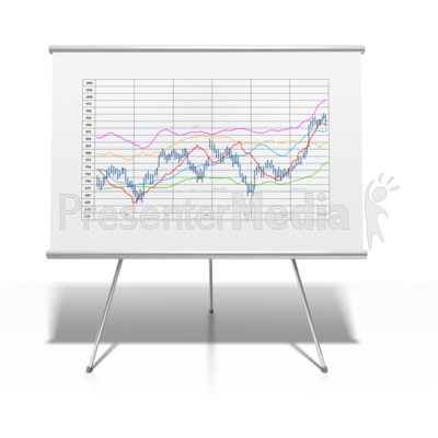 Board With Financial Data   Business And Finance   Great Clipart