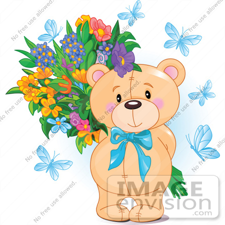Flowers And Butterflies Clipart   Fashionplaceface Com