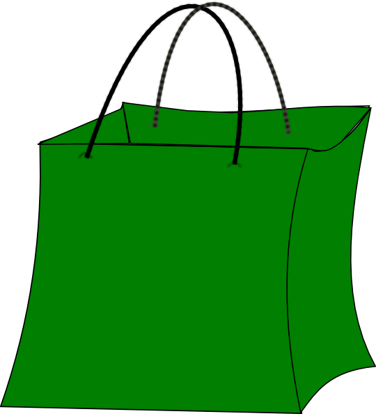 Green Gift Bag Clip Art At Clker Com   Vector Clip Art Online Royalty    