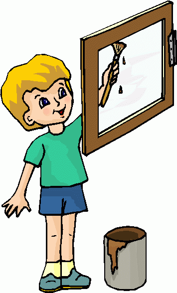 Kid Painting Clipart   Kid Painting Clip Art