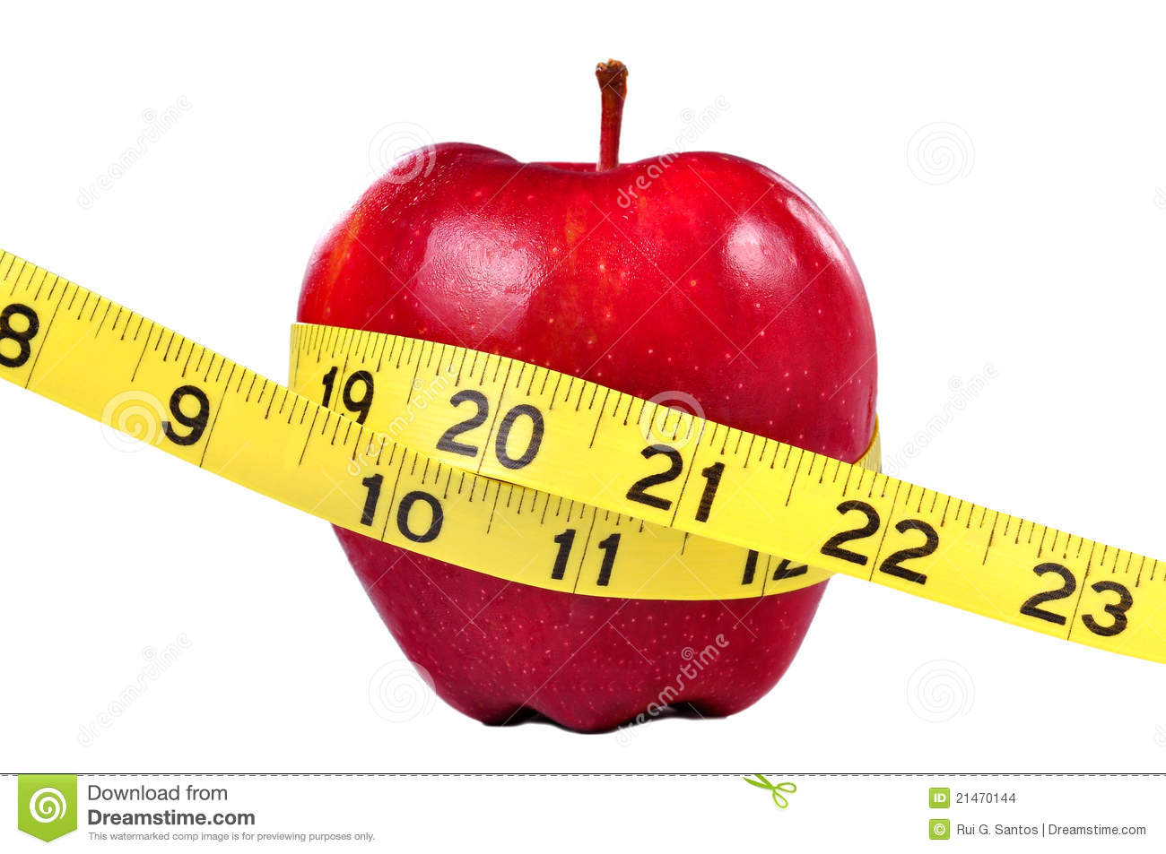     Measuring Tape To Symbolize An Healthy Diet And Body Weight Control