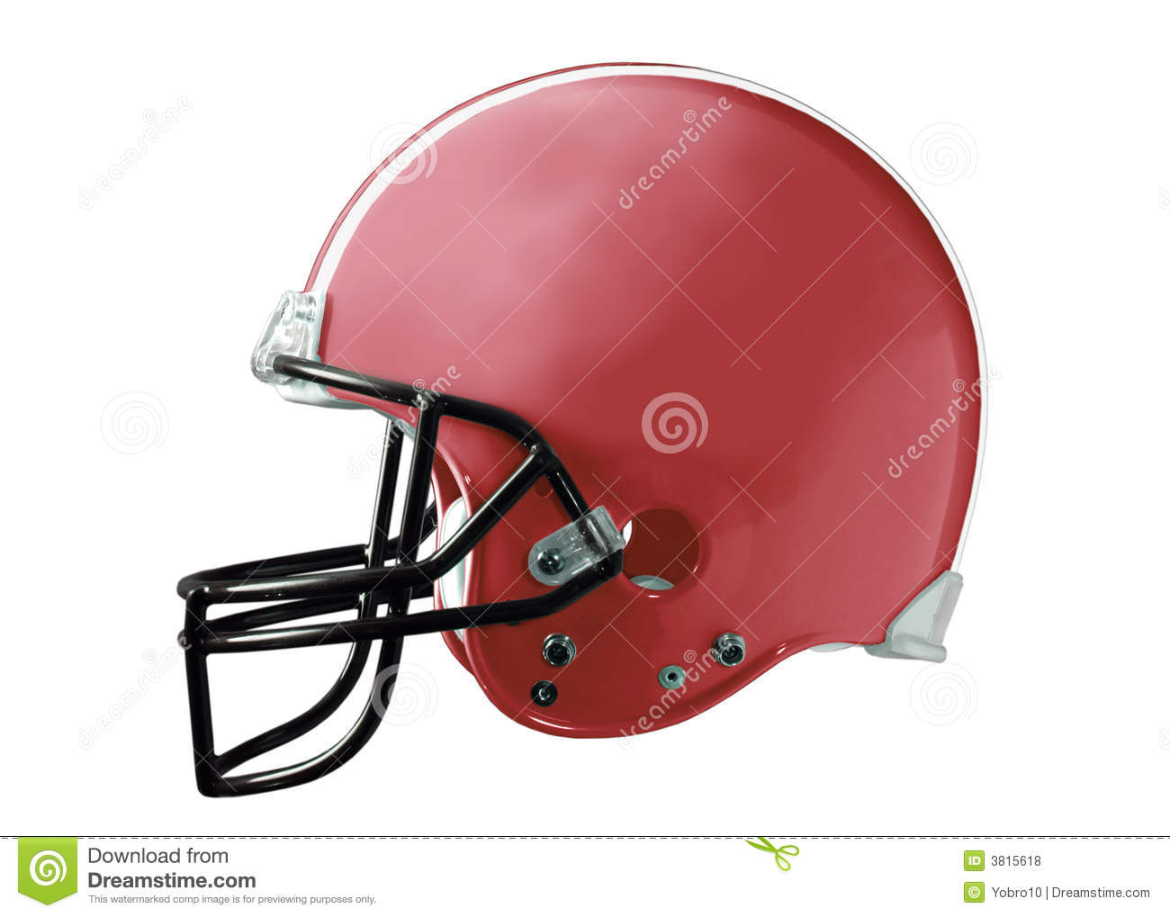 Red Football Helmet Clipart Red Football Helmet