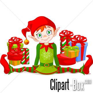 Related Christmas Elf Cliparts