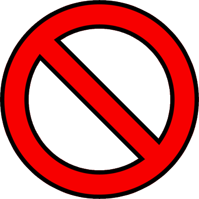 Universal No Sign Clipart   Cliparthut   Free Clipart