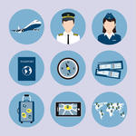 Aircraftairlinerairplaneairportarrivalbaggagebookingbusiness