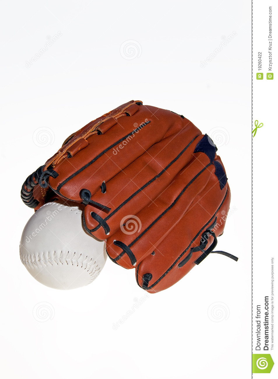Baseball Glove And Ball Stock Photography   Image  19260422