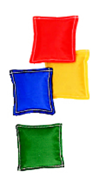 Bean Bags 3 X 3 12 Pk Nylon Cover Plastic Bead Filling   Masbb33