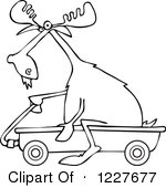 Clip Art Of A Horse Waring A Hat Pulling A Farmer On A Wagon By Dennis
