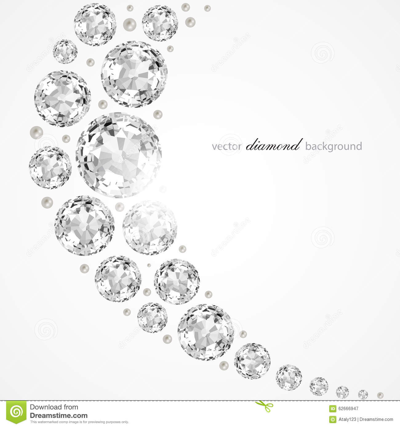 Diamond Illustration Stock Vector   Image  62666947
