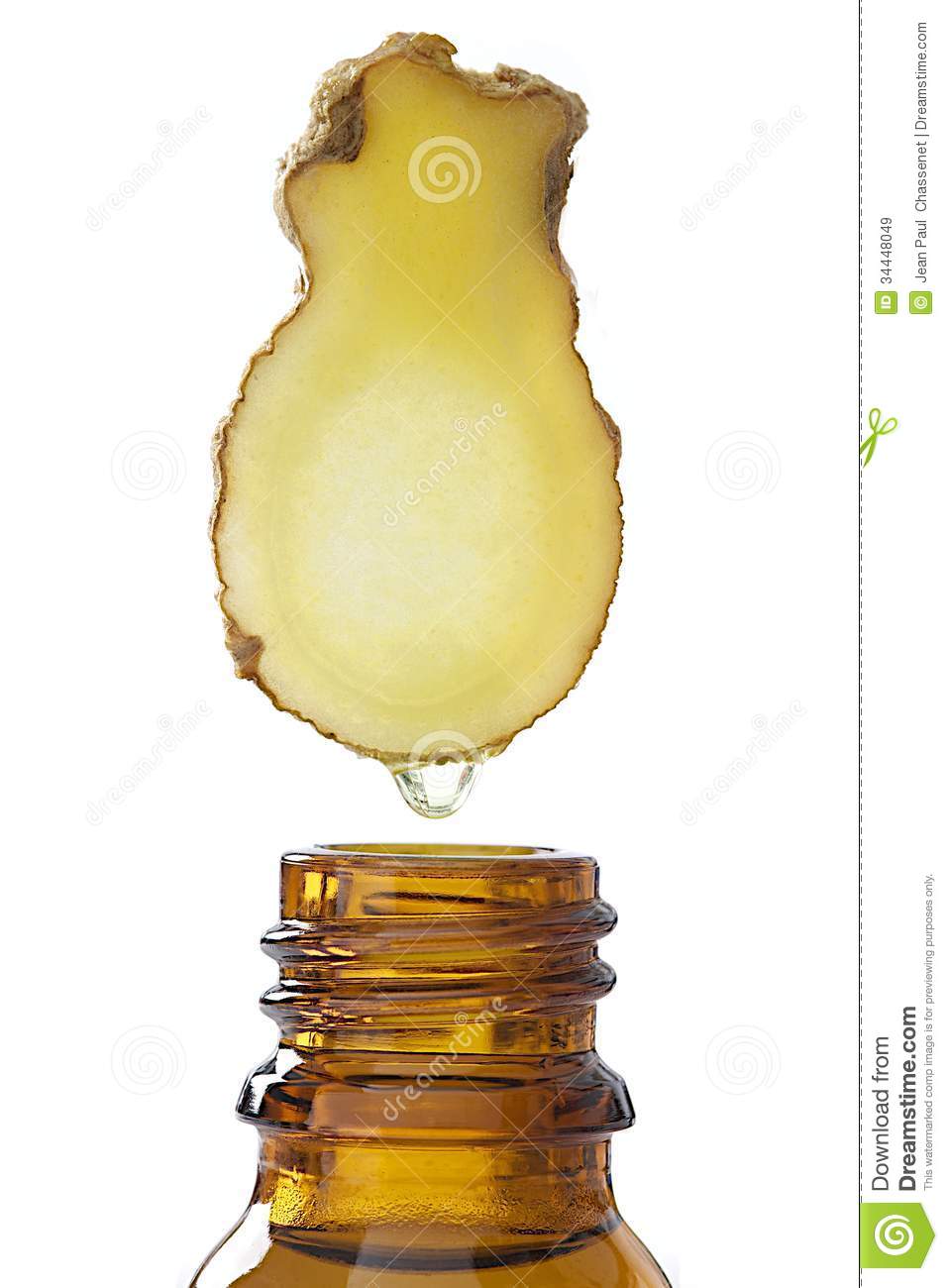 Ginger   Drop Essential Oil Falls Royalty Free Stock Images   Image    