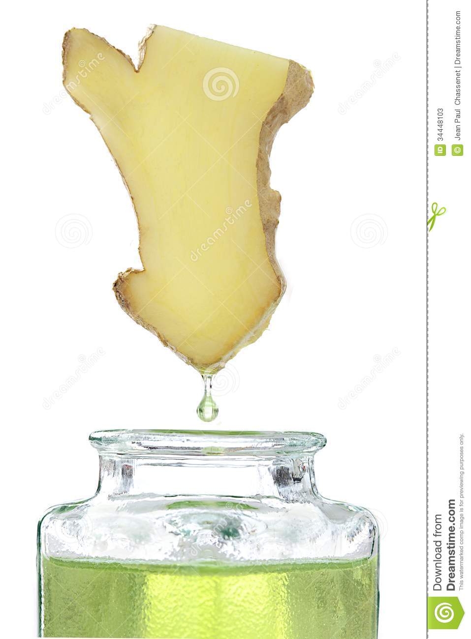 Ginger   Drop Essential Oil Falls Stock Photos   Image  34448103