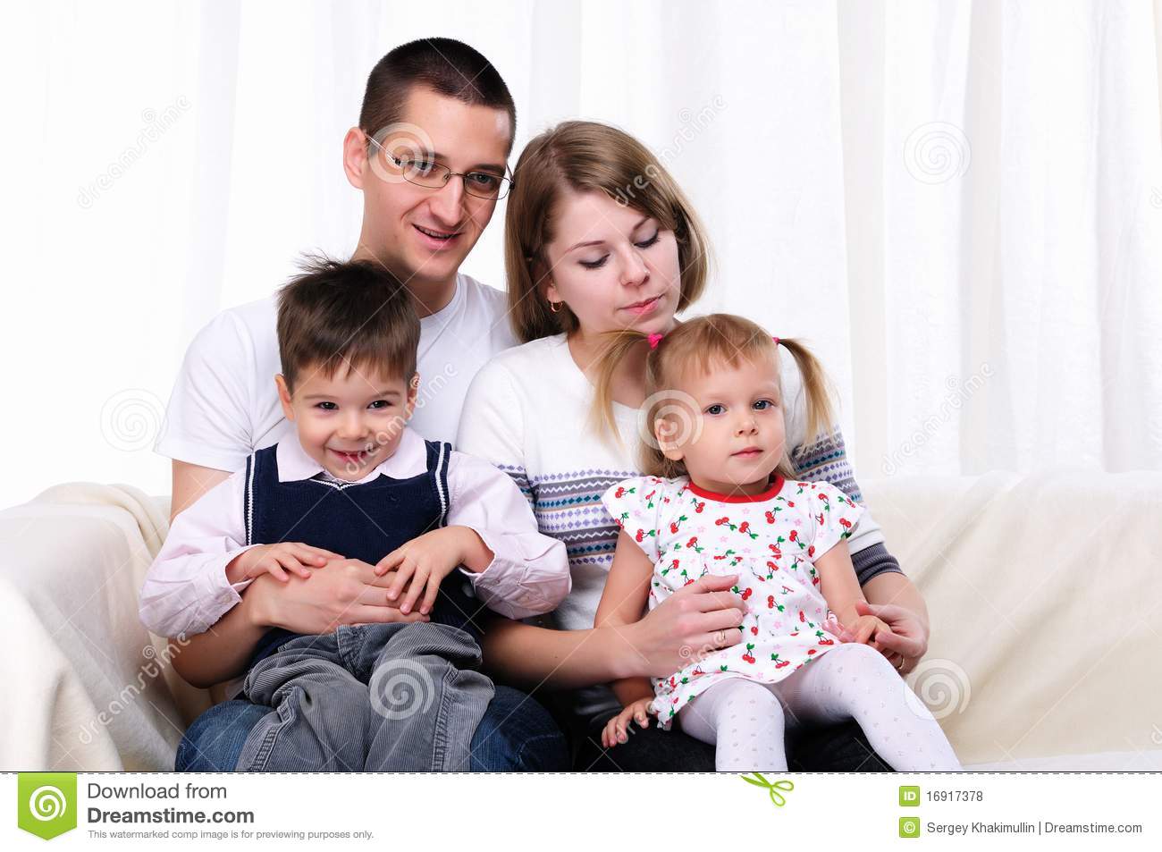 Happy Family Spending Time Together Royalty Free Stock Photos   Image