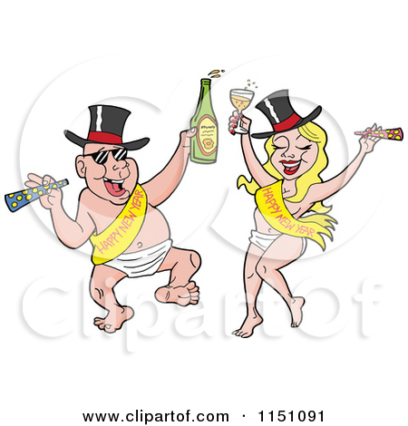 Hats And Holding Alcohol   Royalty Free Vector Clipart By Lafftoon