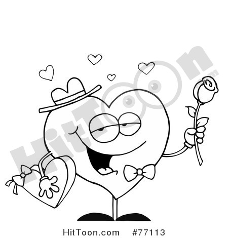 Images Heart Clipart Black And White Heart Clipart  77113  Black