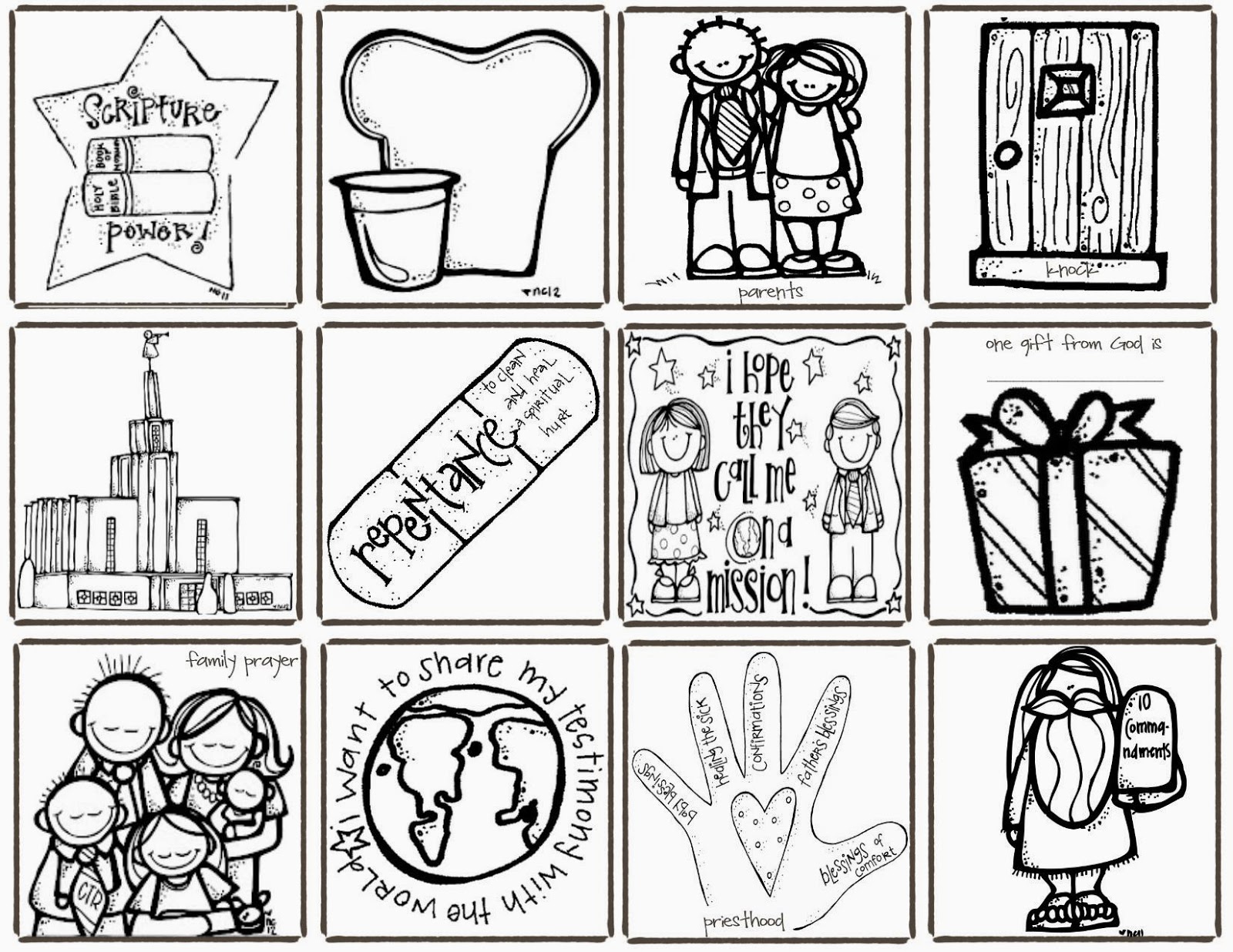 Lds Primary Teacher Clipart For Her Primary Class To Use