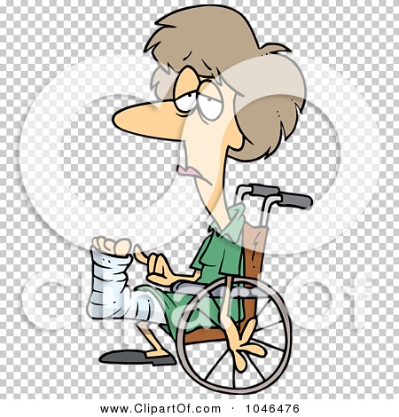Of A Cartoon Depressed Woman In A Wheelchair By Ron Leishman  1046476