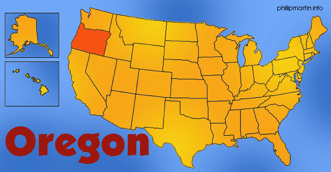 Oregon   Free 50 Us States Lesson Plans Powerpoints Activities