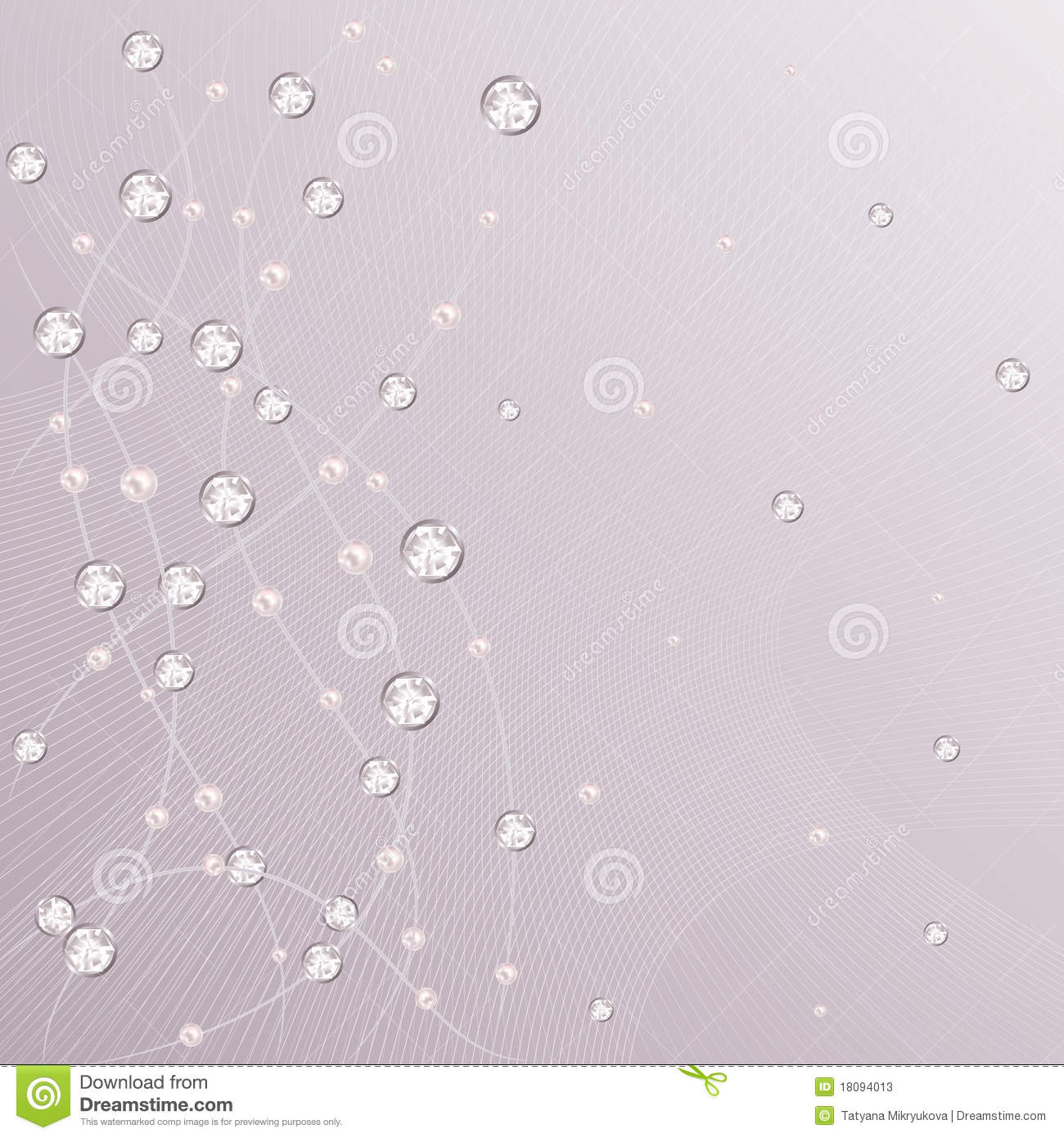 Pink Diamonds And Pearls Stock Photos   Image  18094013