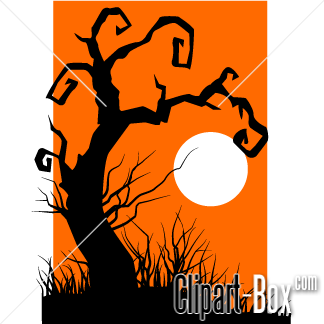 Related Halloween Dead Tree Cliparts  
