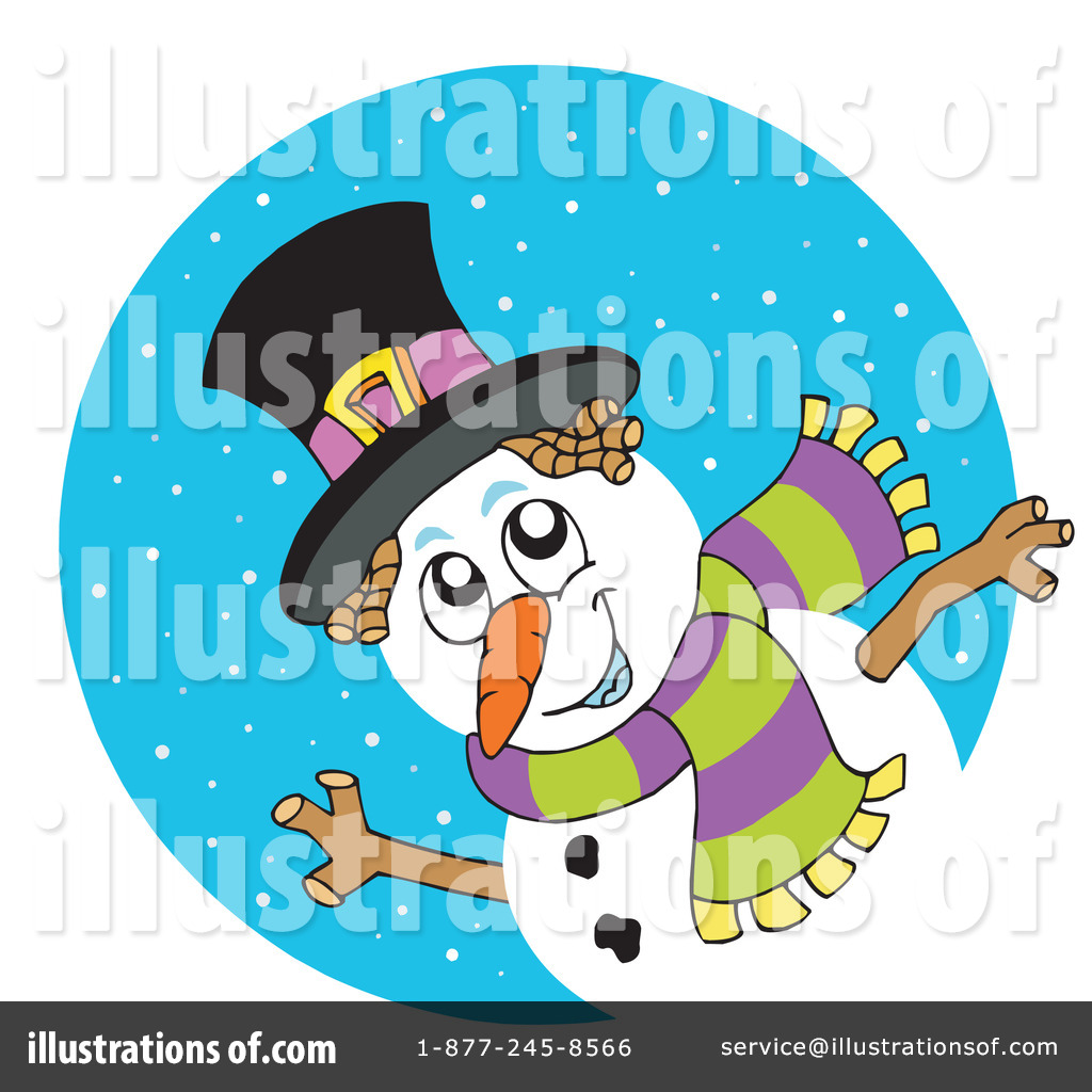 Royalty Free  Rf  Snowman Clipart Illustration By Visekart   Stock