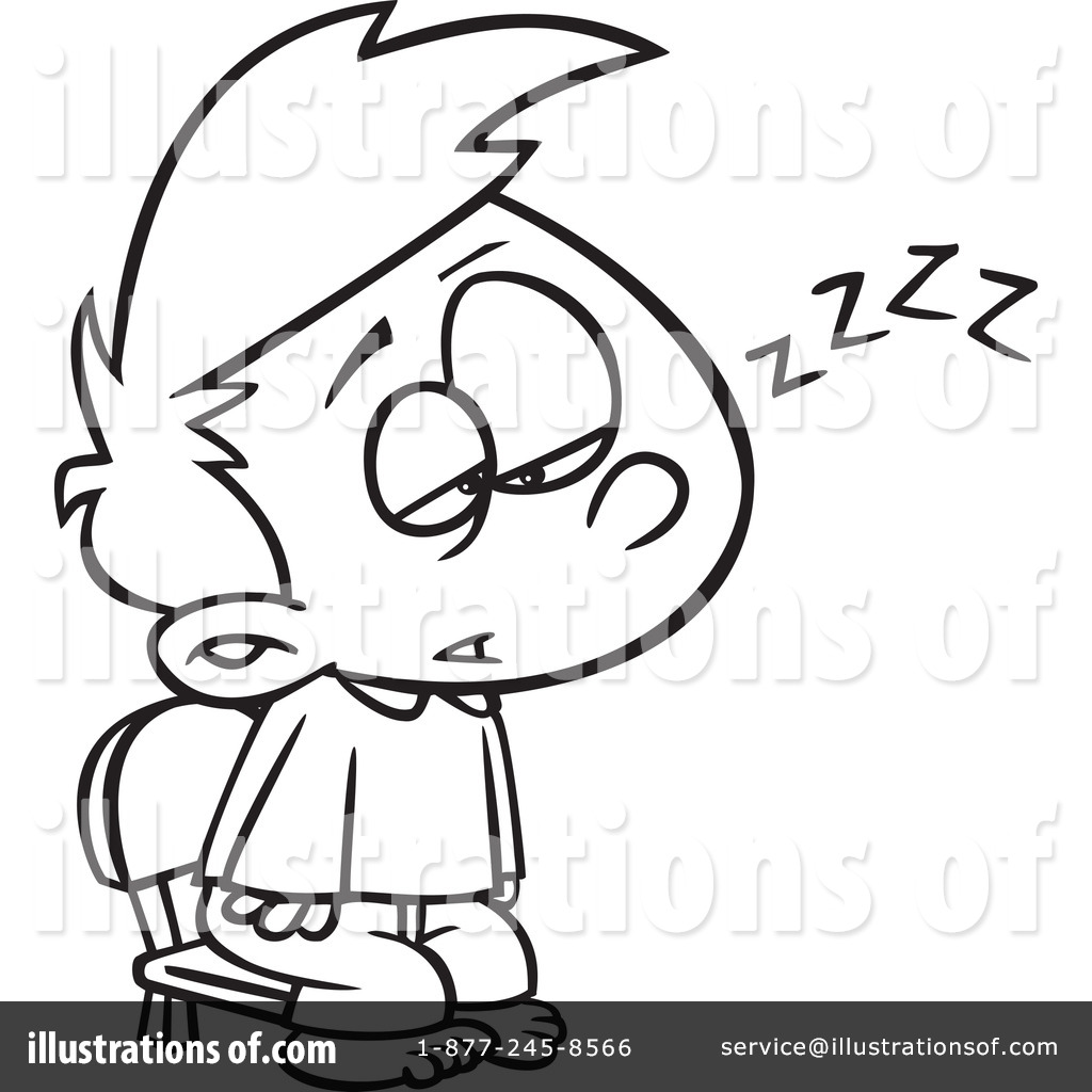 Tired Clipart  1088801   Illustration By Ron Leishman